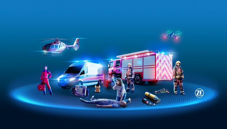 ZF digitalizza le squadre di soccorso con ZF Rescue Connect!